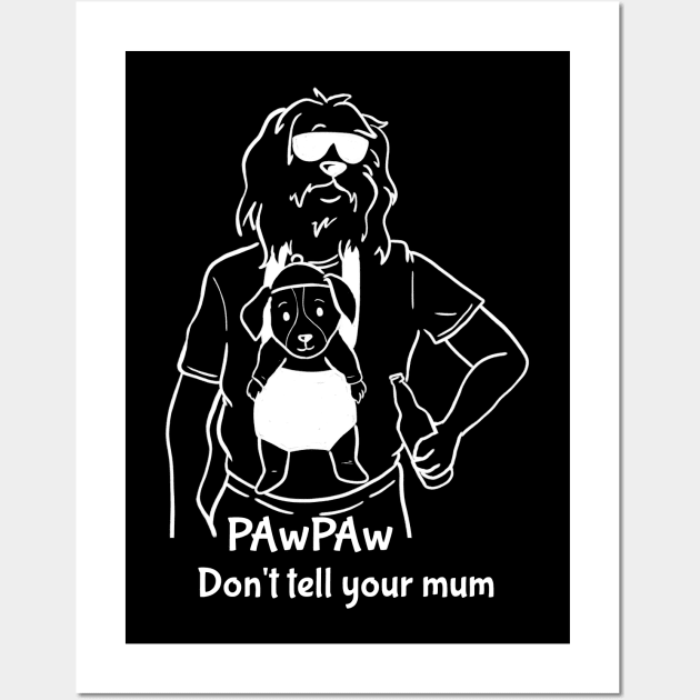 my bearded PAwPAw love me more than cold beer Wall Art by Your_wardrobe